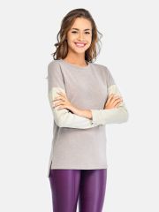 LD 674 Conte elegant Джемпер Латте-бежевый