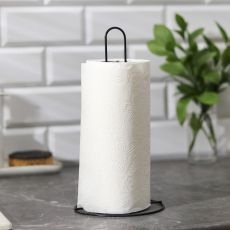 Подставка под бумажные полотенца Доляна, 27×13,5×13,5 см, цвет чёрный, металл 5168783