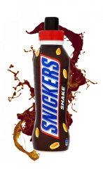 Шоколадный напиток со вкусом карамели, арахиса и шоколада Snickers 350 мл 1