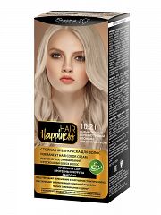 028810 Стойкая крем-краска для волос Hair Happiness, тон № 10.21 (очень светлый перламутровый блондин)