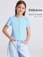 528859 Апрель Футболка светло-голубой