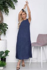 П10702 LT Collection Сарафан синий