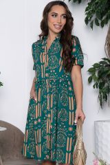 П10527 Платье LADY TAIGA Зеленое
