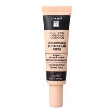 028512  Biтэкс NUDE SKIN Hydrating Foundation. Увлажняющий тональный крем, тон 32 Light beige, 30 мл