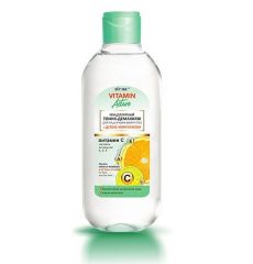028875 Витэкс VITAMIN ACTIVE. Мицеллярный ТОНИК-ДЕМАКИЯЖ для лица и кожи вокруг глаз с детокс-комплексом, 200 мл
