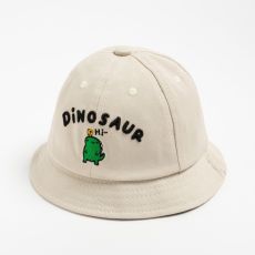 Панама для мальчика MINAKU Dinosaur, размер 48, бежевая