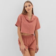 Пижама женская (рубашка и шорты) KAFTAN 