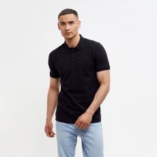Футболка поло мужская MINAKU REGULAR FIT: чёрная, р-р 54