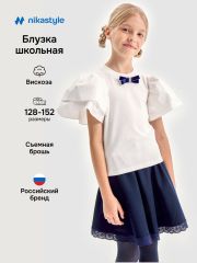 551348 NIKASTYLE Блузка белый