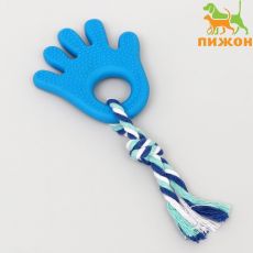 Игрушка жевательная с канатом для собак 