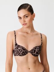 501038 Infinity Lingerie Бюстгальтер купальный леопардовый принт