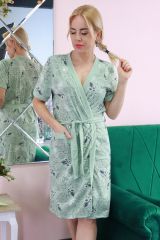 425282 Натали Халат зеленый