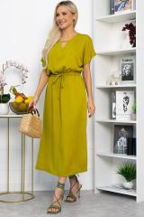 546023 LT Collection Платье оливковый