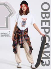 477437 Апрель Футболка белый