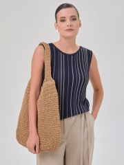 496914 Stilla Блузка глубокий синий