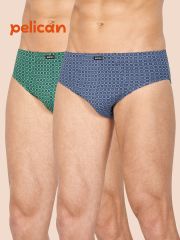 444709 PELICAN Трусы Изумрудный/джинс