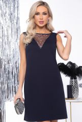 П7853 LT Collection Платье синий