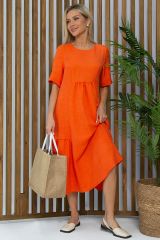 532729 LT Collection Платье оранжевый