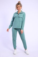 498381 Натали Костюм оливковый