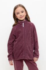 CROCKID Куртка ФЛ 34011/н/55 ГР амарант, сердечки