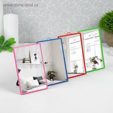 ЦЕНА ЗА 6 ШТ! 891079 Зеркало складное-подвесное, зеркальная поверхность — 7 × 11 см, МИКС