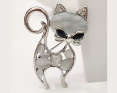 Брошь Кошка