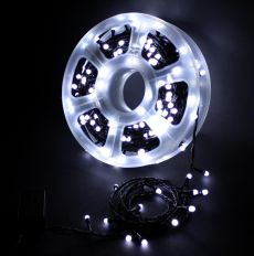 Гирлянда белого свечения 50М, 300LED, 7 РЕЖИМОВ, 220В