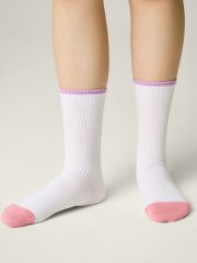 ACTIVE 20С-167СП CONTE-KIDS Носки белый-сиреневый