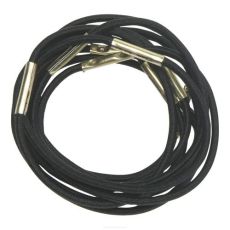 Dewal Резинки для волос RE-024 Midi, черный, 10 шт