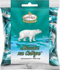 Мишка на севере с начин.между слоями вафель 200грт Славянка, шт