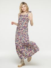 Сарафан женский 211-3674 Ш69 красный лютики VAY