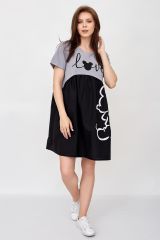 Lika Dress Платье 8375 черный/серый