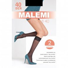 1129206 Гольфы MALEMI Naomi 40 2 пары, цвет телесный (melon)