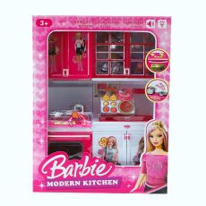Игрушечный кухонный гарнитур с подсветкой (34x9,5x26см)