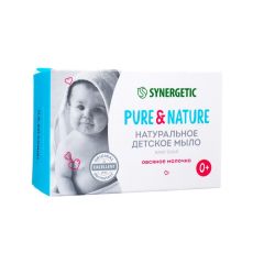 Мыло детское натуральное SYNERGETIC овсяное молочко, 90 г 9941420