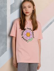 507083 VILATTE Футболка пудра_good_things_take_time