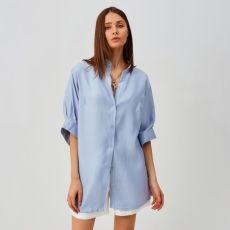 Блузка женская MINAKU: Casual collection, размер 42, голубой