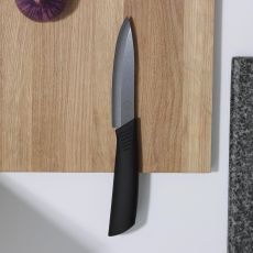 852230 Нож кухонный керамический Magistro Black, лезвие 9,5 см, ручка soft touch