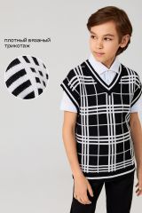 20110400036 Жилет ACOOLA Черно-белый