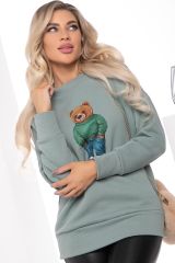 Б7543 LT Collection Свитшот зелёный