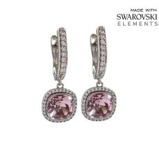 Серьги с кристаллами Swarovski