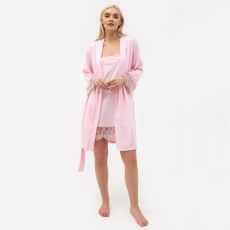 Набор женский (халат, сорочка) KAFTAN, р. 40-42, розовый