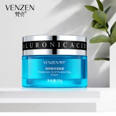 Глубоко увлажняющий крем для лица VENZEN Hyaluronic Acid Moisturizing Cream с гиалуроновой кислотой, 50 гр