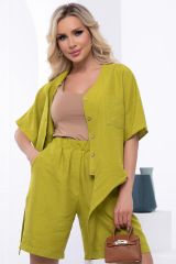 458726 LT Collection Костюм лаймово-зелёный