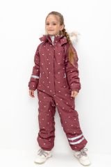 CROCKID Комбинезон ВК 60096/н/1 ГР дикий имбирь, сердечки