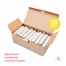 ЦЕНА ЗА 5 ШТ! РЯД 20 ШТ! Батончик глазированный с фруктовой начинкой (65гр)