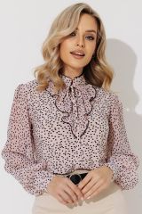 513037 RISE Блузка Пудровый