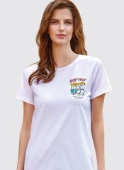 8153 (6991) Женская футболка Berrak Белый