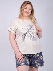 526534 Malina Костюм бежевый/коричневый