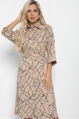 П11215 LT Collection Платье бежевый